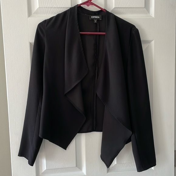 Express Drape Front Blazer - Picture 1 of 5
